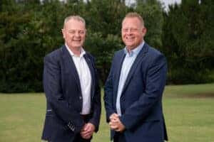Picture left to right. Steve Jones Deputy CEO & Darren Rolfe CEO of Steps Together 